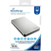 MediaRange MR997, 2 TB, 2.5", 3.2 Gen 1 (3.1 Gen 1), 5400 RPM, Silber