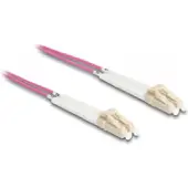 DeLOCK LWL Kabel LC Duplex zu LC Duplex Multimode OM4 winkelbar 3 m, 3 m, OM4, LC, LC