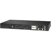 APC Netshelter Rack Automatic Transfer Switch, 1HE, 10A, 230V, C14 IN, 12 C13 OUT, 50/60Hz, Rackmount, 1U, LCD, 12 AC-Ausgänge, Schwarz