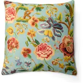 Essenza Roselina Surf green Dekokissen 50 x 50 cm