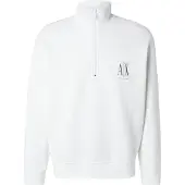 Armani Exchange für Herren. XM000370AF10818U0009 Lässiges Sweatshirt weiß (XS), Baumwolle, Langarm