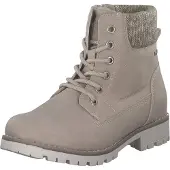 Tom Tailor Schnürstiefel Beige