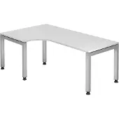 Hjh OFFICE PRO JAVA 82 S - Weiß 200 x 120 höhenverstellbar