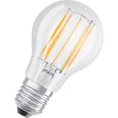 Osram LED BASE Classic A100, klare Filament LED-Lampen aus Glas für E27 Sockel, Birnenform, Warmweiß (2700K), 1521 Lumen, Ersatz für herkömmliche 100W-Glühbirnen, 3er-Box
