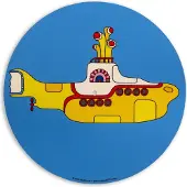 Crosley Turntable Slipmat The Beatles Yellow Submarine Blau