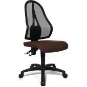 Topstar Bürostuhl Open Point P, OP100 G08 Stoff braun, Gestell schwarz