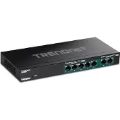 Trendnet TPE TG327 - Switch - unmanaged - 5 x 10/100/1000 (PoE+) + 2 x 10/100/1000/2.5G (PoE+) - wandmontierbar - PoE+ (70 W)