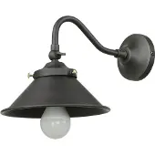 Licht-Erlebnisse Wandlampe innen verstellbar aus Messing H: 18 cm E27 Wandleuchte Küche Wohnzimmer Arbeitszimmer