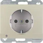 Berker 41097004 Einsatz Steckdose mit LED-Orientierungslicht K5 edelstahl