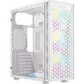 Gembird Fornax 500 Tarn ATX Ingen stromforsyning Hvid - Tower - ATX