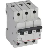 Legrand 419241 RX3 Leitungsschutzschalter C-Charakteristik, 63A, 3-polig, 6kA, 400VAC, 3TE