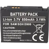 AccuCell Akku passend für Samsung SGH-D900, -E780, -E788, AB50344CECSTD, 503442CE