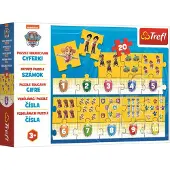 Trefl Lernpuzzle Zahlen Paw Patrol 20 Teile