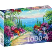 Enjoy Puzzle ENJOY-1747 - Sunny Road to the Sea, Puzzle , 1000 Teile