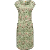 Ragwear Shirtkleid "Lilithe Ikat" Eingrifftaschen stylisches Damen Sommerkleid mit Taillengürtel