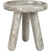 Zuiver Cosmopolitan Beistelltisch Marmor Braun/Grau Ø40x43,5 cm