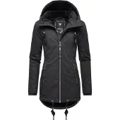 Ragwear Winterjacke "Zuzka Winter" mit Kapuze Wasserdichter Winterparka mit Teddyfleece Innenfutter
