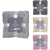 Mojawo Flanell Wohndecke Kuscheldecke Wolldecke Sofadecke 150x200cm