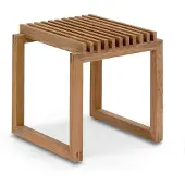Fritz Hansen - Cutter Holz Hocker, Teak