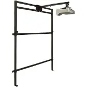 NeoMounts by Newstar WHITEBOARD-W100 - Whiteboardhalterung - geeignet für Wandmontage - Schwarz
