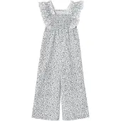 Vertbaudet Jumpsuit in Weiß/ Hellblau - 92