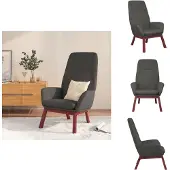 vidaXL Relaxsessel Dunkelgrau Stoff - Sessel