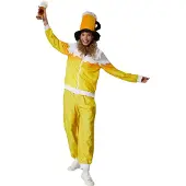 Dressforfun Faschingskostüm Bier-Jogginganzug – Damen – Größe XL