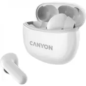 Canyon CNS-TWS5W, Kabellos, Anrufe/Musik/Sport/Alltag, 20 - 20000 Hz, 36 g, Kopfhörer, Weiß