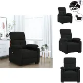 vidaXL Relaxsessel Elektrisch Schwarz Stoff - Sessel