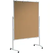 MAUL Moderationstafel Pro, B 1200 x H 1500 mm, Kork/Kork