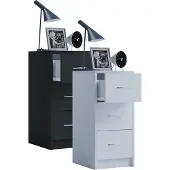 Hioshop Holz Nachtschrank Boxal Maxi mit Schublade
