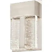 WESTINGHOUSE Cava II, Wandbeleuchtung für den Außenbereich, Gebürsteter Stahl, Nickel, IP44, Fassade, Wetterbeständig, CE, Reach, RoHs