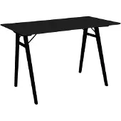 Ebuy24 Schwarzer Schreibtisch 120 x 60 x 75 cm