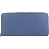Esquire Leder Geldbörse Viktoria Zip Around Wallet Dove Blue hellblau