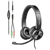 NGS MSX 11 PRO Gaming Headset Kabelgebundene Stereo-Ohrhörer Schwarz für Xbox PS PC