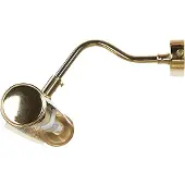 Licht-Erlebnisse Bilderleuchte aus Messing 24K Vergoldet Handarbeit E14 Verstellbar 40 cm Bilderlampe Wandleuchte