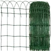 Floordirekt Gartenzaun Ziergeflecht Grün 40 x 10 m