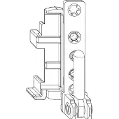 MACO Ecklager DT130 12/20 mm 130 kg weiss links (207915)