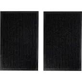 Mojawo 2 Stück Schmutzfangmatte 40x60cm schwarz
