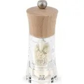 Peugeot Meersalzmühle OLÉRON 14cm Acryl Buchenholz Natur Keramikmahlwerk Gewürz