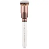 Luvia Cosmetics Prime Veganer Blurring Buffer Foundation- und Puderpinsel 115 (Perlweiß / Metallic-Kaffeebraun)