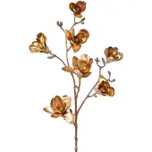 Creativ Deco Winterliche Kunstpflanze "Weihnachtsdeko" altgoldfarben