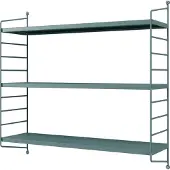 En.casa Modulares Wandregal Strängnäs 4er Set Graublau