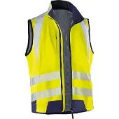 Kübler Reflectiq Weste Psa 2 Warngelb/Dunkelblau L