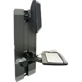 Ergotron Vertical Lift, Patient Room - Befestigungskit (Wandmontage, Tastaturarm, Handgel