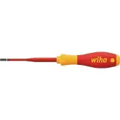 Wiha Schraubendreher 3201 slimFix Schneiden-B.4,5mm Klingen-L.125mm VDE