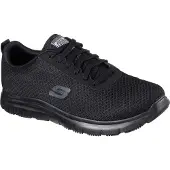 SKECHERS 77125EC Flex Advantage SR Bren - Herren Schuhe Sneaker - BLK-Schwarz, Größe:44 EU