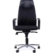 Topstar HIGH SIT UP - Profi Chefsessel Schwarz Stoff