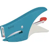 Leitz Metallheftzange 5577 Cosy, Hinterlademechanik, inkl. 1.000 Heftklammern, blau