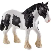 Animal planet Clydesdale Pferd schwarz und weiß